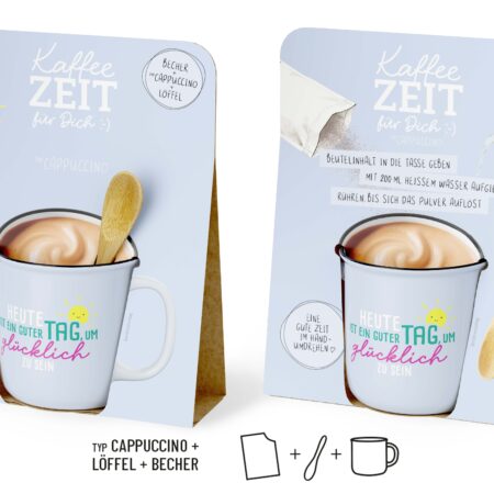 Kaffeezeit Happy Greetings "Heute ist ein guter Tag, um glücklich zu sein"