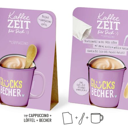 Kaffeezeit Happy Greetings "Glücksbecher"