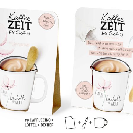 Kaffeezeit Lovely Greetings "Wo Blumen blühen, lächelt die Welt" (Blüte)