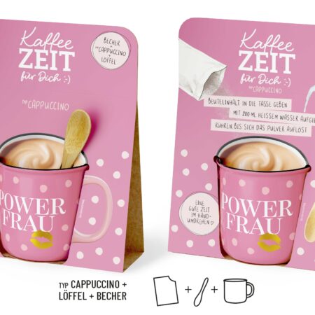Kaffeezeit Auf uns Mädels "Powerfrau"