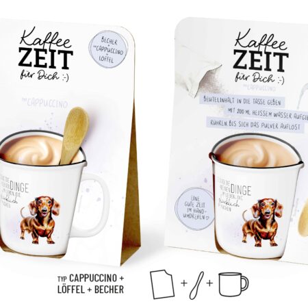 Kaffeezeit Lucky Friends "Es sind die kleinen Dinge im Leben,…" (Dackel)