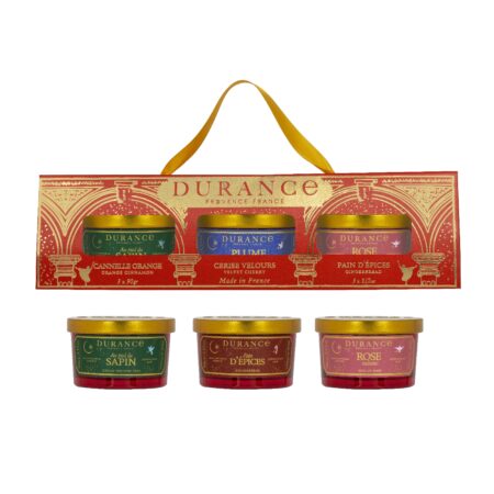 Geschenkset Duftkerzen 3x90g Am Tannenbaum - Ballerina - Sultan Rose