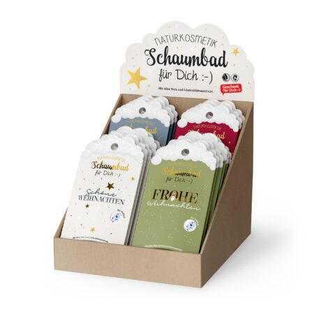 Schaumbad 40ml Schöne Weihnachten im Display MIX