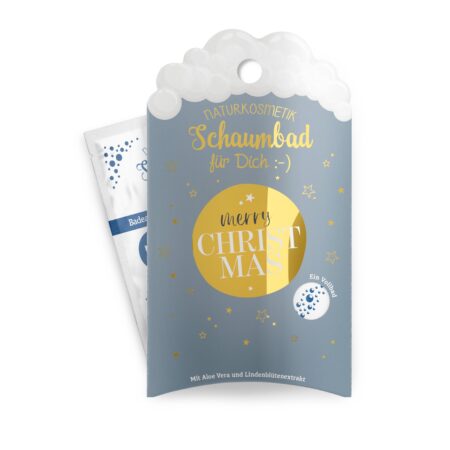 Schaumbad 40ml Schöne Weihnachten "Merry Christmas" (Kugel)