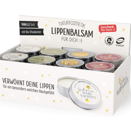 Lippenbalsam 10g Schöne Weihnachten im Display MIX