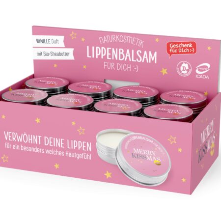 Lippenbalsam 10g Merry Kissmas im Display