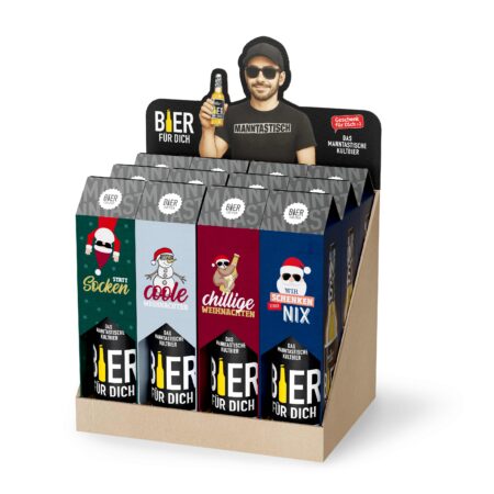 Bier 0,33 l Manntastische Weihnachten im Display MIX