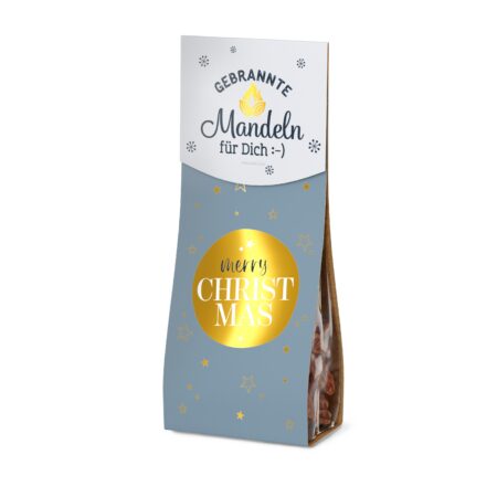 Mandeln 60g Schöne Weihnachten "Merry Christmas" (Kugel)