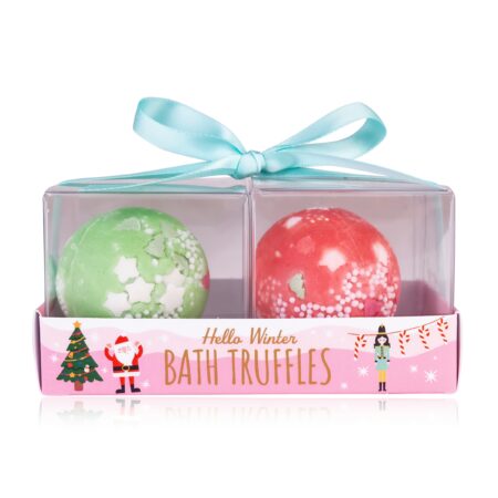 Badetrüffel HELLO WINTER in Geschenkbox, 2 x 90g