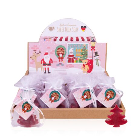 Schafmilchseife HELLO WINTER in Organzabeutel, 25g