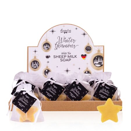 Schafmilchseife WINTER GLAMOUR in Organzabeutel, 25g