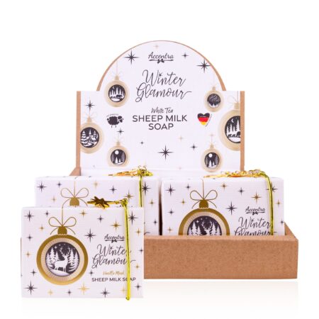 Schafmilchseife WINTER GLAMOUR in Papierverpackung, 100g