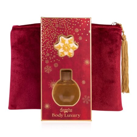 Badeset BODY LUXURY in Kosmetiktasche aus Samt