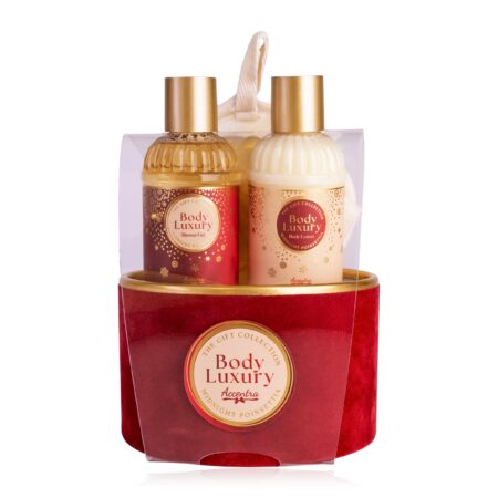 Badeset BODY LUXURY in beflockter Geschenkbox