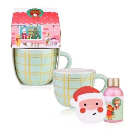 Badeset HELLO WINTER in Keramiktasse (ca. 250ml)