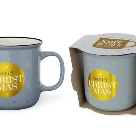 Kultbecher 250ml Schöne Weihnachten "Merry Christmas" (Kugel)