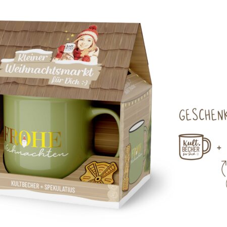 Kleiner Weihnachtsmarkt Schöne Weihnachten"Frohe Weihnachten" (Santa)