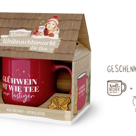 Kleiner Weihnachtsmarkt Manntastische Weihnachten "Glühwein ist wie Tee nur lustiger"