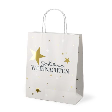 Geschenktüte Schöne Weihnachten "Schöne Weihnachten" (Stern)