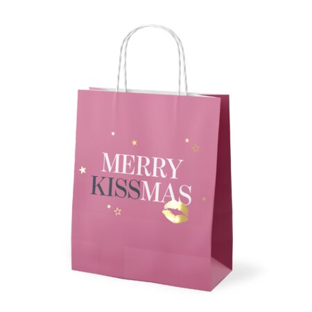 Geschenktüte Merry Kissmas "Merry Kissmas"