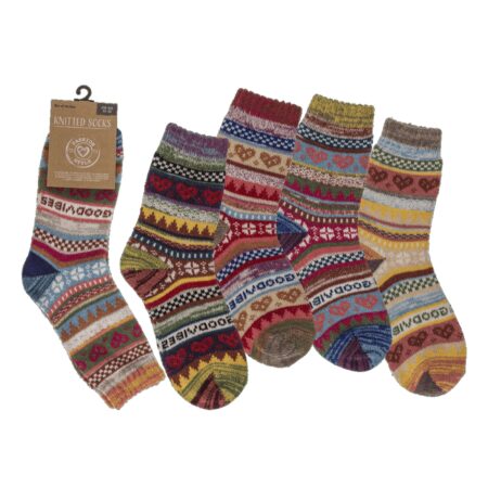Damen-Stricksocken, Good Vibes, Gr. 35 - 38