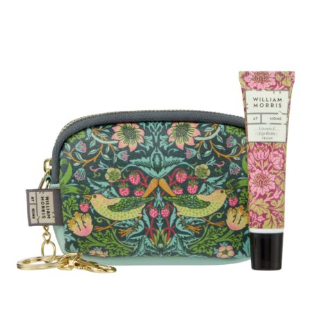 Taschenanhänger mit Lippenbalsam 10ml William Morris - Strawberry Thief
