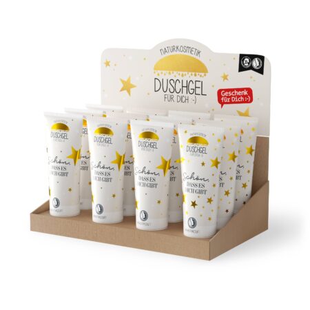 Duschgel 200ml Weihnachten im Display "Schön, dass es Dich gibt" (New)