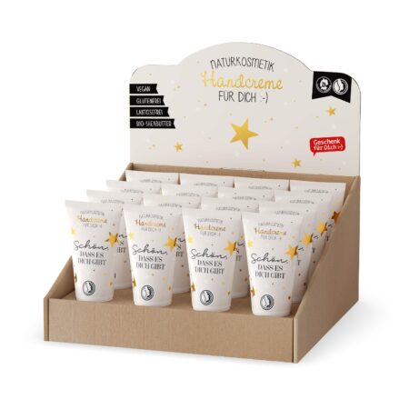 Handcreme 30ml Weihnachten im Display "Schön, dass es Dich gibt" (New)