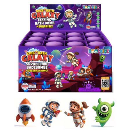 Badebombe KOOLKIDZ mit Spielzeugüberraschung"Bath Galaxy", 150g