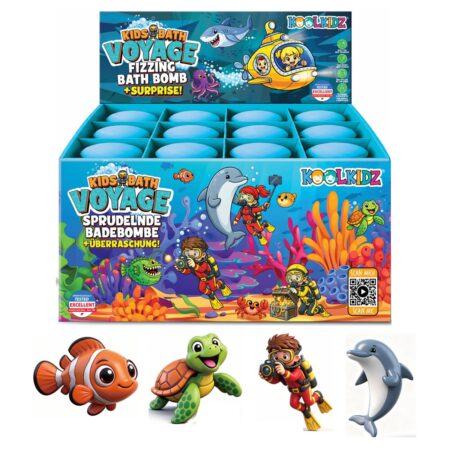 Badebombe KOOLKIDZ mit Spielzeugüberraschung "Bath Voyage", 150g