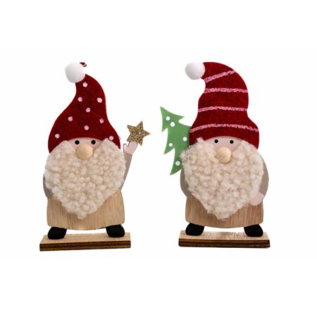Santa als Aufsteller 11 cm im Display, 2-fach assortiert