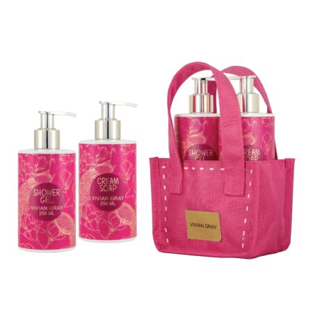 Flüssigseife & Duschgel 2x250ml Magenta Peacock