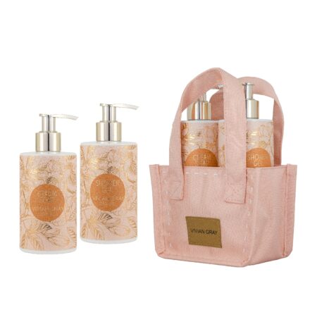Flüssigseife & Duschgel 2x250ml Rosé Floral